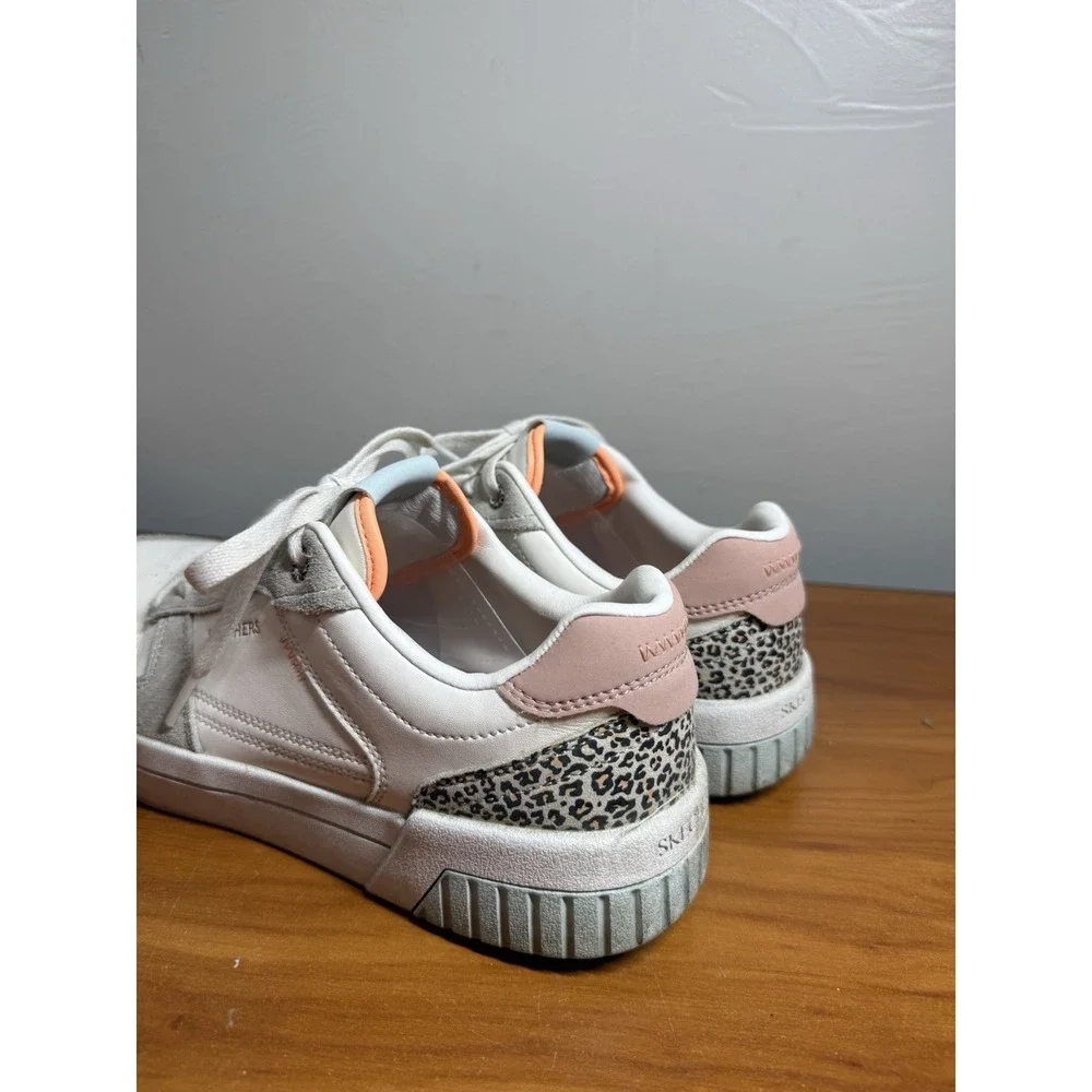 Skechers Court Classics Jade Sneaker Feline Instinct Natural Multi Size 9